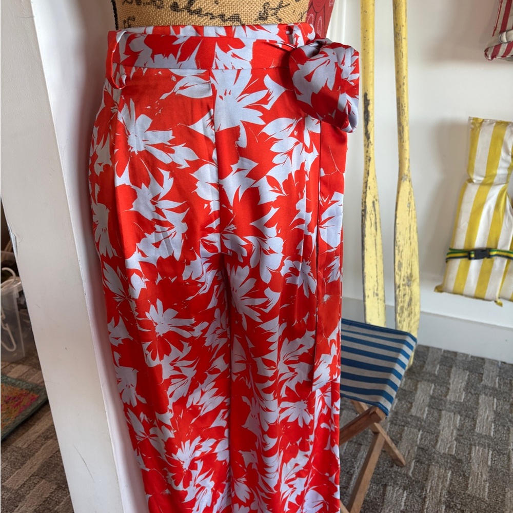 J.Crew Summer 2019 Silk Maple Leaf Pants